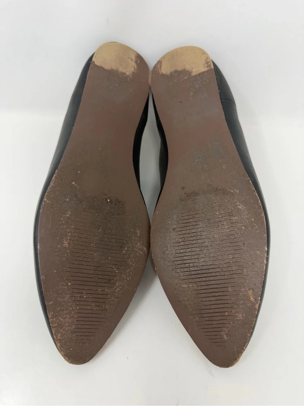 Jeffrey Campbell Vijay Leather Slip-on Flats Black Size 6 - Picture 8 of 10
